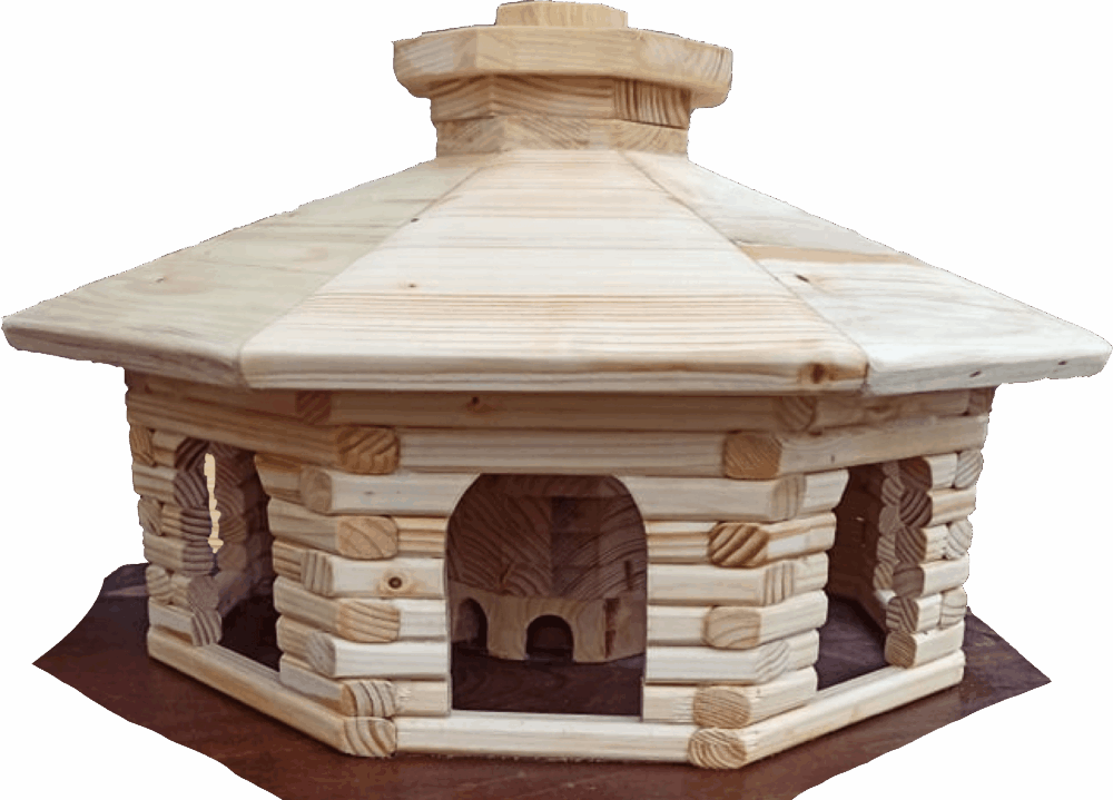 Download 8-eckiges Vogelhaus
