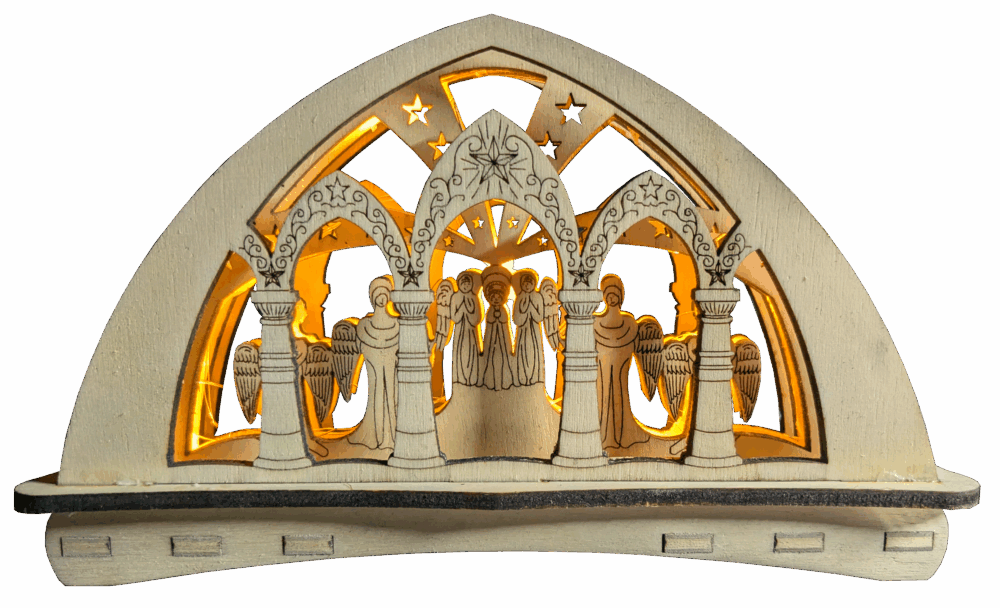 Download Mini Schwibbogen Kirche
