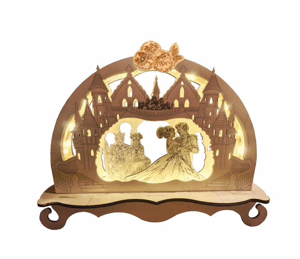 Download 3D Schwibbogen Aschenputtel