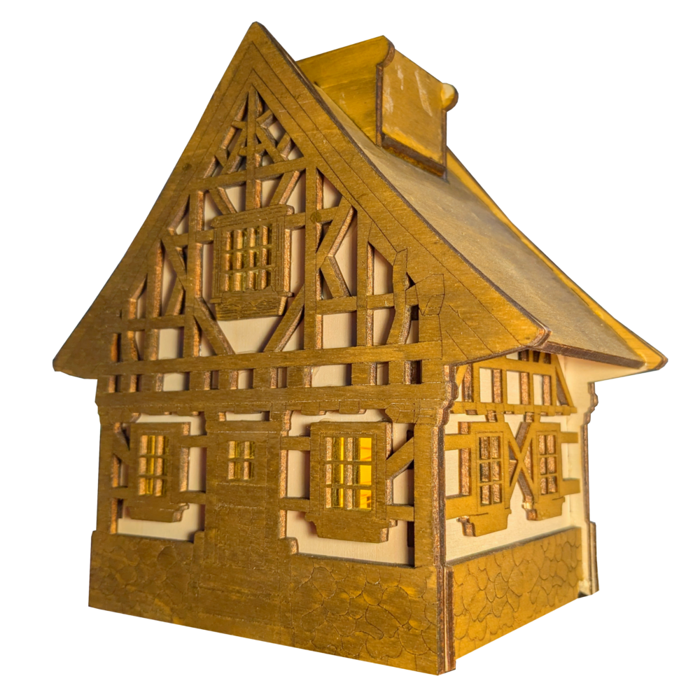 Download Räucherhäuschen Fachwerk